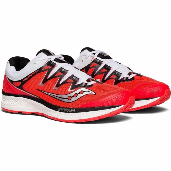 Saucony Women’s Triumph Iso 4 Vizi Red/Blk/Wht [S10413-2] Size 8.5 - Picture 1 of 16